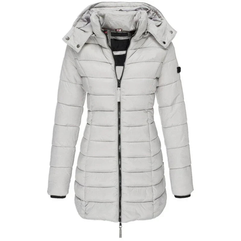 Su - down jacket with hood