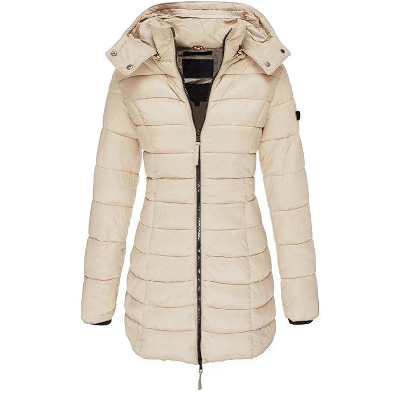 Su - down jacket with hood