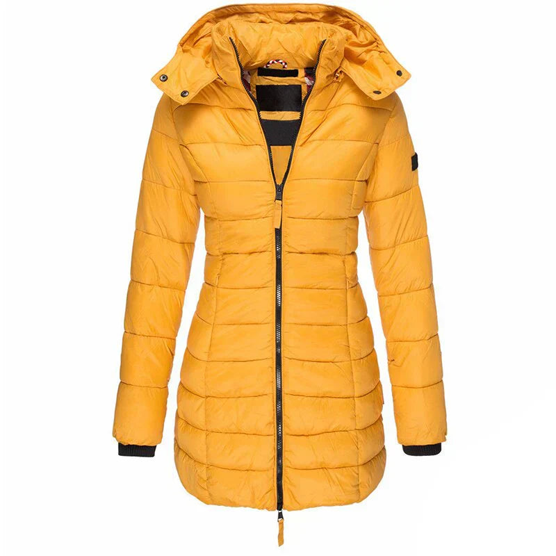 Su - down jacket with hood
